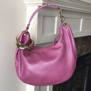 Jimmy Choo leather hobo handbag